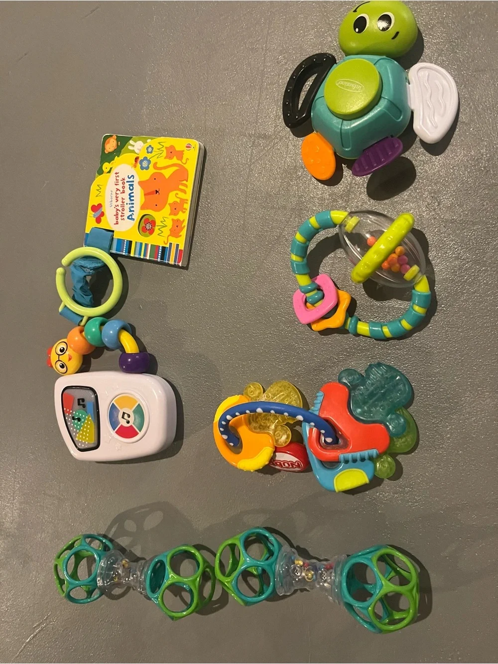 Colorful Baby Rattle & Teether Toy Set - Multicolor